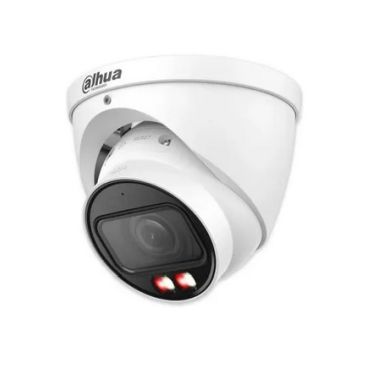 Dahua DH-IPC-HDW5459TP-ZE-IL-2712 - Cámara IP Formato Domo, Resistente a Intemperie, Resolución 8MP 25/30fps (3840x2160px), Zoom Motorizado x4 (2.7-12mm), IR 50m y Luz Calida 40m, Alimentación PoE y por Fuente (no incl.), Ranura