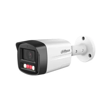 Dahua DH-IPC-HFW2249TLP-S-PV-0280B Cámara IP Formato Bullet, Resistente a Intemperie, Resolución 2MP 25/30fps (1920×1080px), Lente Fija (2.8mm), Visión Nocturna IR y Luz Calida 30m, Alimentación PoE y por Fuente (no incl.), Ranura