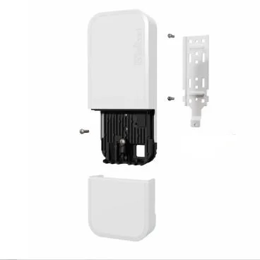 Mikrotik wAPG-5HaxD2HaxD (WAP AX) Punto de acceso WiFi6 de exterior (IP54), CPU Dual Core 800 MHz, RAM 256MB, LAN 2Gb, wireless dual chain 2,4GHz y 5GHz (2x2 MIMO), antena 6,9dBi 2,4GHz y 7dBi 5GHz, RouterOS L4, PoE In
