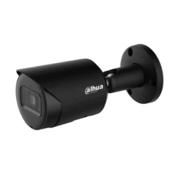 Dahua DH-IPC-HFW2441SP-S-0280B-B - Cámara IP Formato Bullet, Resistente a Intemperie, Resolución 4MP 20fps (2688x1520px), Lente Fija, Visión Nocturna IR 30m, Alimentación PoE y por Fuente (no incl.), Ranura MicroSD