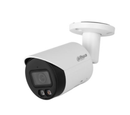 Dahua DH-IPC-HFW2449SP-S-IL-0360B - Cámara IP Formato Bullet, Resistente a Intemperie, Resolución 4MP 25/30fps (2560×1440px), Lente Fija, Visión Nocturna IR 30m, Alimentación PoE y por Fuente (no incl.), Ranura MicroSD