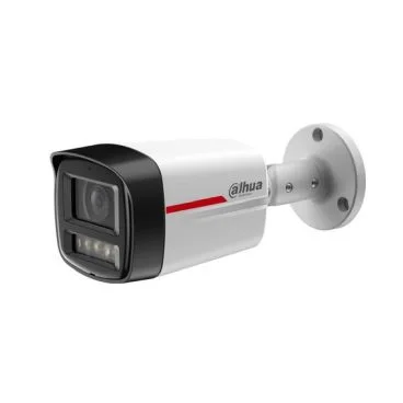 Dahua DH-IPC-HFW2449TLP-S-LED-0280B-PRO - Cámara IP Formato Bullet, Resistente a Intemperie, Resolución 4MP 20fps (2688×1520) 25/30fps (2560×1440), Lente Fija(2.8mm), Luz Blanca 50m, Alimentación PoE y por Fuente (no incl.), Ranu