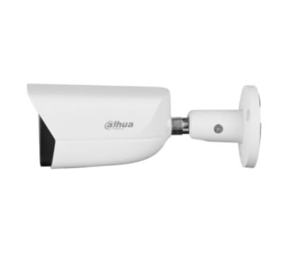 Dahua DH-IPC-HFW3241EP-S-0280B-S2 - Cámara IP Formato Bullet, Resistente a Intemperie, Resolución 2MP 25/30fps (1920×1080px), Lente Fija, Visión Nocturna IR 50m, Alimentación PoE y por Fuente (no incl.), Ranura MicroSD