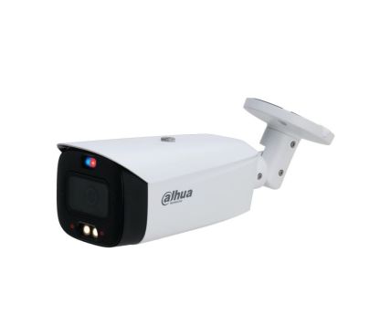Dahua DH-IPC-HFW3449T1P-AS-PV-0280B-S4 - Cámara IP Formato Bullet, Resistente a Intemperie, Resolución 4MP 25fps (2688×520px), Lente Fija, Visión Nocturna IR 30m, Alimentación PoE y por Fuente (no incl.), Ranura MicroSD