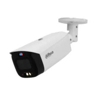 Dahua DH-IPC-HFW3449T1P-AS-PV-0280B-S5 - Cámara IP Formato Bullet, Resistente a Intemperie, Resolución 4MP 20fps (2688×1520px), Lente Fija, Visión Nocturna IR 30m, Alimentación PoE y por Fue