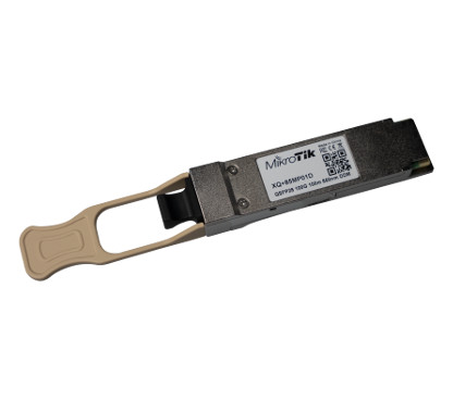 Mikrotik XQ+85MP01D Módulo QSFP28 40G/100G hasta 100m, 4 canales de 25Gbps por canal