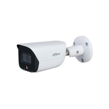 Dahua DH-IPC-HFW3849EP-S-IL-0280B - Cámara IP Formato Bullet, Resistente a Intemperie, Resolución 8MP 25fps (3840×2160px), Lente Fija (2.8mm), Visión Nocturna IR 30m, Alimentación PoE y por Fuente (no incl.)