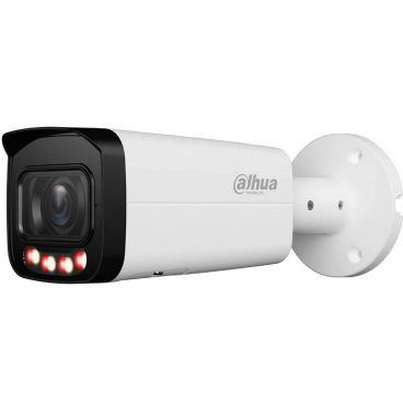 Dahua DH-IPC-HFW3849TP-ZS-IL-27135 - Cámara IP Formato Bullet, Resistente a Intemperie, 8MP 25fps (3840×2160px), Zoom Motorizado x5 (2.7-13.5mm), Visión Nocturna IR 60m, Alimentación PoE y por Fuente (no incl.), Ranura MicroSD