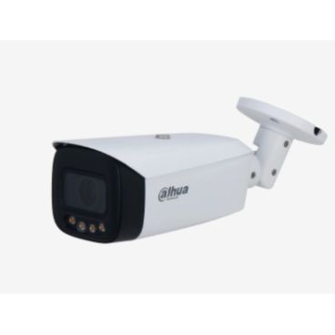 Dahua DH-IPC-HFW5449T1P-ZE-LED-2712-S2 - Cámara IP Formato Bullet, Resistente a Intemperie, Resolución 4MP 30fps (2688×1520px), Zoom Motorizado x4 (2,7-12mm), Visión Nocturna Luz Cálida 70m, Alimentación PoE y por Fuente (no incl