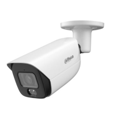 Dahua DH-IPC-HFW5559EP-ASE-IL-0280B - Cámara IP Formato Bullet, Resistente a Intemperie, Resolución 5MP 25/30fps (2960×1668px), Lente Fija (2.8mm), Visión Nocturna IR 50m. Luz Blanca 50m., Alimentación PoE y por Fuente (no incl.)