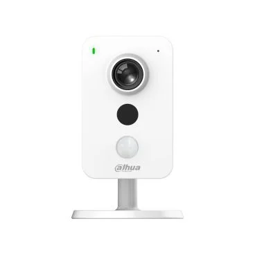 Dahua DH-IPC-K1430KP-STW-0280B-EUR - Cámara IP Wi-Fi Formato Escritorio, Resolución 4MP 25fps (2560x1460px), Lente fija (2.8mm), Visión Nocturna IR 10m, Alimentación por Fuente (incl.) o PoE, Ranura MicroSD