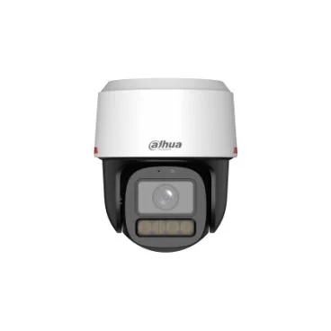 Dahua DH-IPC-PT2249C1P-S-PV-LED-0360B-PRO Cámara IP Formato Turret PT, Resistente a Intemperie, Resolución 2 MP 25/30fps (1920×1080px), Lente Fija (3.6mm), Luz Calida 30m sin IR, Alimentación PoE y por Fuente (no incl.), Ranura Mi