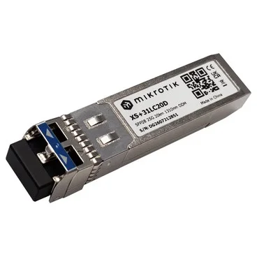 Mikrotik XS+31LC20D (XS+31LC20D) Módulo SFP/SFP+/SFP28 1/10/25G, monomodo, 20 km, 1310 nm