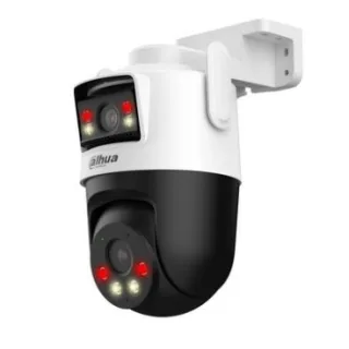 Dahua DH-IPC-WPT1539DD-SW-5E2-PV - Cámara IP Lente Dual Formato Domo PT, Resistente a Intemperie, Resolución 2x 5MP 15 fps (2880×1620) 25 fps (704x576), Visión Nocturna IR 30/50m. Alimentaci