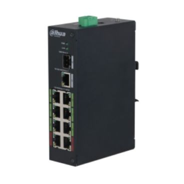 Dahua DH-LR2110-8ET-120 L2 Managed ePoE Switch 1x100/1000 Base-X 1x10/100/1000 Base-T 8x10/100 Base-T(8 ePoE) Port1,5=60W, Others=30W, Total=120W IEEE802.3af, IEEE802.3at, Hi-PoE transmission distance up to 800m via UTP