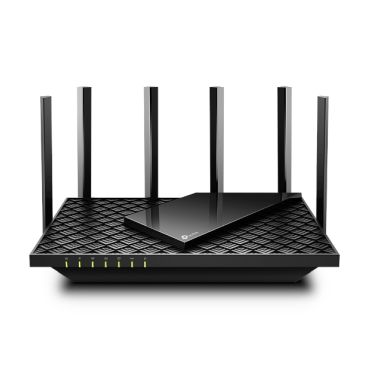 TP-Link Archer AX73 Enrutador Wi-Fi 6 de banda dual AX5400 VELOCIDAD: 574 Mbps a 2,4 GHz + 4804 Mbps a 5 GHz ESPECIFICACIONES: 6 antenas, CPU Broadcom de triple núcleo de 1,5 GHz, 1 puerto WAN Gigabit + 4 puertos LAN Gigabit, pu