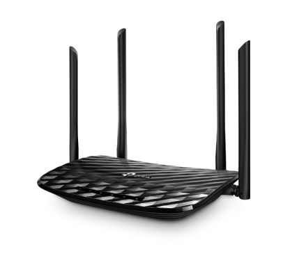 TP-Link Archer C6 Router Wi-Fi Doble Banda AC1200, 867Mbps en 5GHz + 300Mbps en 2.4GHz, 5 Puertos Gigabit , 4 antenas, Beamfor
