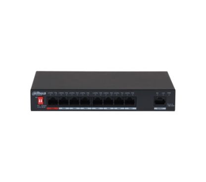 Dahua DH-PFS3009-8ET-96-V2 9-Port Unmanaged Desktop Switch with 8-Port PoE
