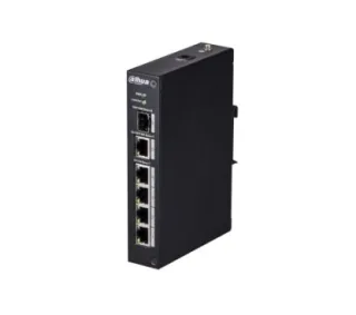 Dahua DH-PFS3106-4T - Switch Industrial No gestionable, 6 Puertos (4x 10/100Mbps + SFP Gbps + Gbps ). Temperatura de funcionamiento –40 °C a +70 °C