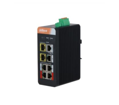 Dahua DH-PFS4207-4GT-DP-V2 This product has high reliability and powerful iLinks-View function, and is specially designed for on-site transmission of harsh environments.
