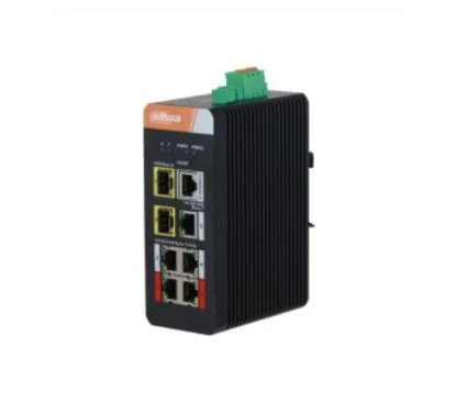 Dahua DH-PFS4207-4GT-DP-V2 This product has high reliability and powerful iLinks-View function, and is specially designed for on-site transmission of harsh environments.