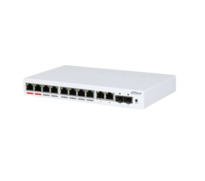Dahua DH-PFS4212-8GT-96-V2 This product has high reliability and powerful iLinks-View function, and is specially designed for on-site transmission of harsh environments.