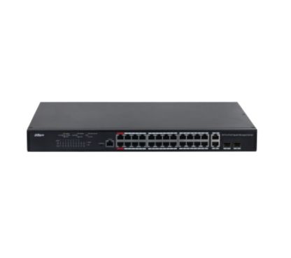 Dahua DH-PFS4226-24GT-370 26-Port Managed Gigabit Switch with 24-Port PoE