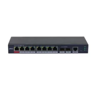 Dahua DH-S4210-8GT-110 Switch gigabit de sobremesa y mural, 10 puertos, 8 puertos PoE++ (capacidad 110W)