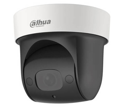Dahua DH-SD29204UE-GN-W - Cámara IP-WiFi Formato Turret PTZ, Resistente a Intemperie, Resolución 2MP 25/30fps (1920x1080px), Zoom Motorizado x4 (2,7-11mm), Visión Nocturna IR 30m., Alimentación por Fuente, Ranura MicroSD