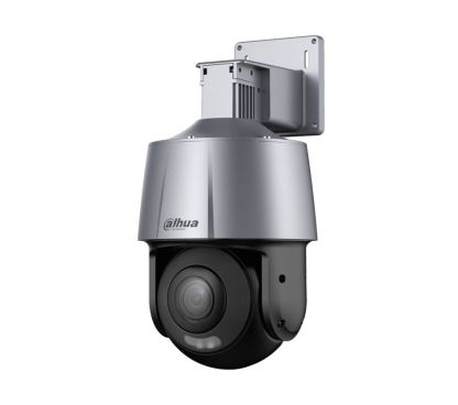 Dahua DH-SD3A200-GN-HI-A-PV-0400 - Cámara IP Formato Domo PTZ, Resistente a Intemperie, Resolución 2MP 25fps (1920×1080px), Lente Fija (4mm), Visión Nocturna IR 30m y Luz Blanca, Alimentación PoE y por Fuente (no incl.), Ranura Mi