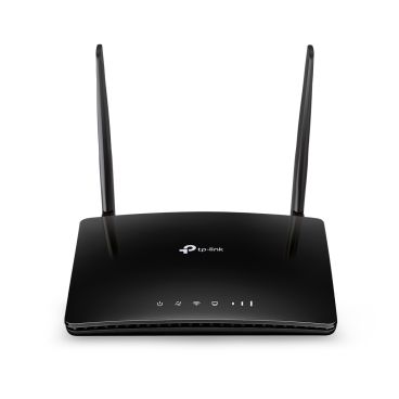 TP-Link Archer MR402 AC1200 Wireless Dual Band 4G LTE Router Build-In 150Mbps 4G LTE Modem SPEED: 867 Mbps at 5 GHz + 300 Mbps at 2.4 GHz, 4G Cat4 150/50 Mbps SPEC: 2× Antennas, 3× Fast Ethernet LAN Ports, 1× Fast Ethernet WAN/LAN