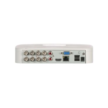Dahua DH-XVR4108C-I/T - Grabador Híbrido Analógico-IP de Sobremesa, 8 canales BNC 1080P + 2 IP, Capacidad para 1 HDD hasta 16 Tb (no incl.), Compresión H.265+/H.264+, Ancho de Banda 32 Mbps