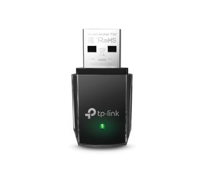 TP-Link Archer T3U AC1300 Mini Wi-Fi MU-MIMO USB Adapter,Mini Size, 867Mbps at 5GHz + 400Mbps at 2.4GHz, USB 3.0