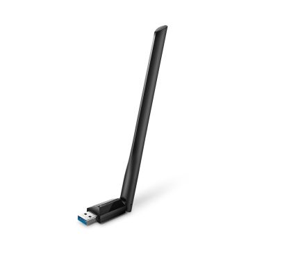 TP-Link Archer T3U Plus AC1300 High Gain Wi-Fi Dual Band USB Adapter, 867Mbps at 5GHz + 400Mbps at 2.4GHz, USB 3.0, 1xHigh Gain