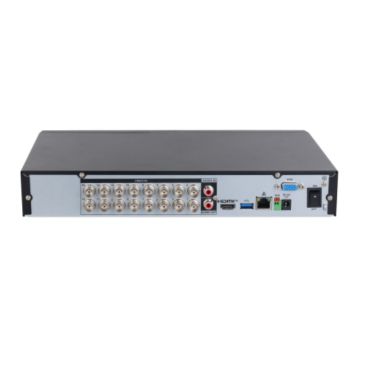 Dahua DH-XVR5116H-4KL-I3/T - Grabador Híbrido Analógico-IP de Sobremesa, 16 canales BNC HD + 16 canales IP, Capacidad para 1 HDD de 16TB (no incl.), Compresión H.265 Pro+/H.264+, Ancho de Ba