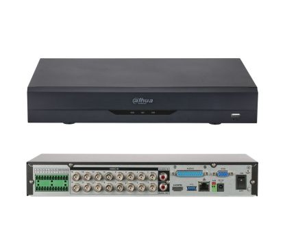 Dahua DH-XVR5816S-4KL-I2-LP · H.265+/H.265 dual-stream video compression · Supports HDCVI/AHD/TVI/CVBS/IP video inputs · Max 32