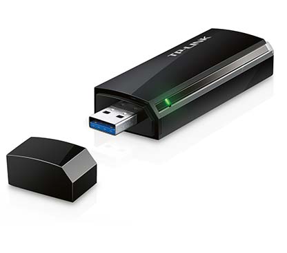 TP-Link Archer T4U Adaptador USB 3.0 Inalámbrico AC1200 de Banda Dual, AC1200 ,1200Mbps, USB2.0/3.0, 300Mbps en 2.4GHz + 900Mbp