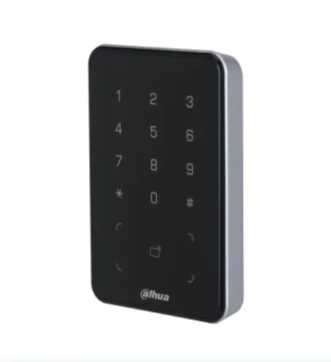 Dahua DHI-ASR2101A-ME Lector Dahua para tarjetas ID y Mifare, teclado resistente al agua, comunicación RS-485 y Wiegand