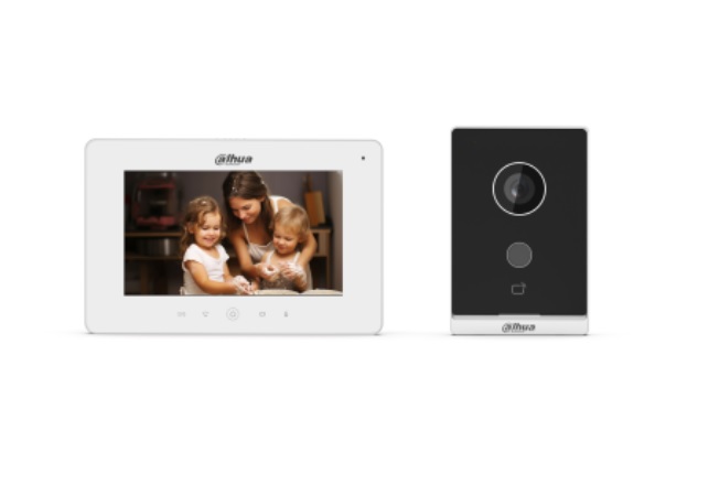 Dahua DHI-KTW01 IP&Wi-Fi Video Intercom KIT DHI-VTO2211G-WP-S2 y DHI-VTH5221DW-S2