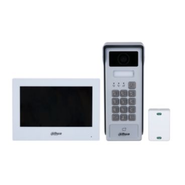 Dahua DHI-KTX03 Kit de videoportero IP a 2 hilos. 1x DHI-VTO2023S, 1x DHI-VTH2123GW-W y 1x VTNC1003C