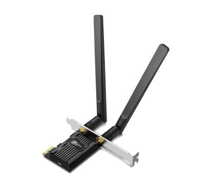 TP-Link Archer TX20E AX1800 Dual Band Wi-Fi 6 Bluetooth 5.2 PCI Express Adapter SPEED: 1201 Mbps at 5 GHz + 574 Mbps at 2.4 GHz