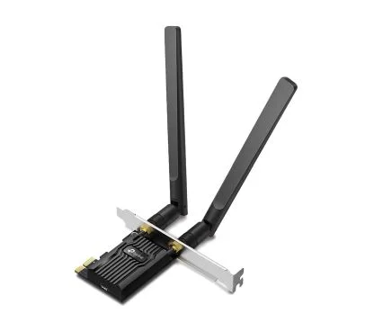 TP-Link Archer TX20E AX1800 Dual Band Wi-Fi 6 Bluetooth 5.2 PCI Express Adapter SPEED: 1201 Mbps at 5 GHz + 574 Mbps at 2.4 GHz