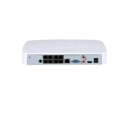 Dahua DHI-NVR2108-8P-I NVR IP Dahua de 8 canales 4K/8MP. Smart H.265+/Smart H.264+/H.265/H.264/MJPEG. Audio