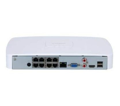 Dahua DHI-NVR2108-8P-I2 ?Smart H.265+/H.265/Smart H.264+/H.264/MJPEG decoding format?Max. decoding capability: 6 × 1080p@30 fps. Supports adaptive decoding?1-channel face detection and recognition