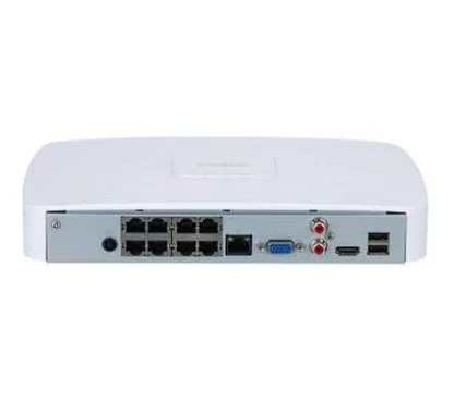 Dahua DHI-NVR2108-8P-I2 ?Smart H.265+/H.265/Smart H.264+/H.264/MJPEG decoding format?Max. decoding capability: 6 × 1080p@30 fps. Supports adaptive decoding?1-channel face detection and recognition