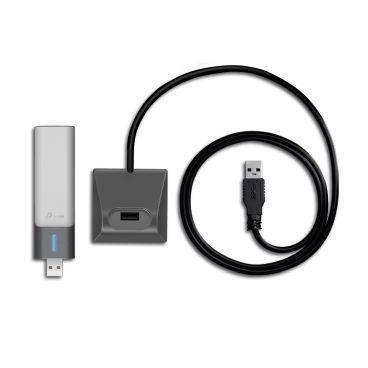 TP-Link Archer TX20UH - Adaptador USB WiFi 6 AX1800 Doble Banda, Incluye Base con Cable de Extension USB 3.0, Compatible Windows 10 y 11
