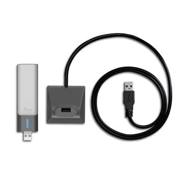 TP-Link Archer TX20UH - Adaptador USB WiFi 6 AX1800 Doble Banda, Incluye Base con Cable de Extension USB 3.0, Compatible Windows 10 y 11