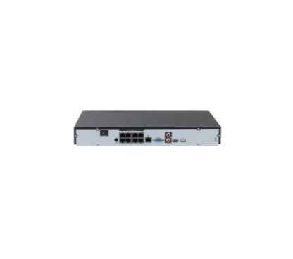 Dahua DHI-NVR2208-8P-I2 - Grabador IP de Sobremesa, 8 Canales PoE hasta 12MP, Capacidad para 2 HDD hasta 10TB (no incl.), Compresión Smart H.265+/Smart H.264+, Ancho de Banda 144/72Mbps de Entrada/Salida, PoE Budget 80W