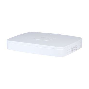 Dahua DHI-NVR4108-8P-4KS3 - Grabador IP de Sobremesa, 8 Canales PoE hasta 12MP, Capacidad para 1 HDD de 20TB (no incl.), Compresión Smart H.265+/Smart H.264+, Ancho de Banda 160/806Mbps de Entrada/Salida, Consumo PoE 72W