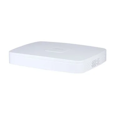 Dahua DHI-NVR4108-8P-4KS3 - Grabador IP de Sobremesa, 8 Canales PoE hasta 12MP, Capacidad para 1 HDD de 20TB (no incl.), Compresión Smart H.265+/Smart H.264+, Ancho de Banda 160/806Mbps de Entrada/Salida, Consumo PoE 72W